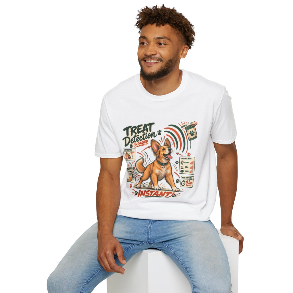Dog Treat Detection T-Shirt — Funny Corgi ‘Treat Detection: Engaged’ Tee