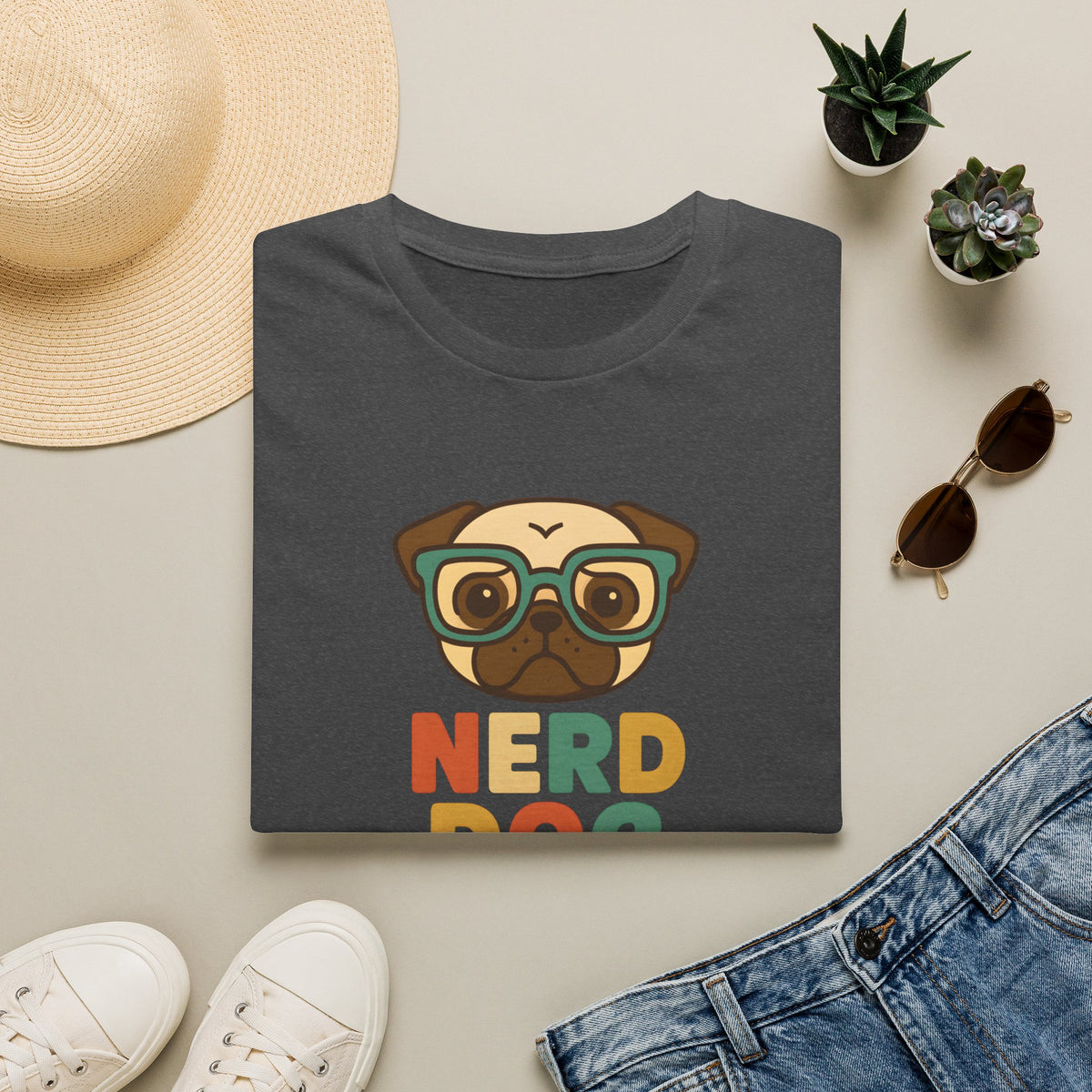 Nerdy Dog Logo T-Shirt