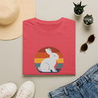 Rainbow striped rabbit T-Shirt
