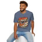 Turbo Paws T-Shirt — Retro Racing Cat Graphic Tee
