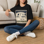 Nocturnal Cat Anatomy T-Shirt – Vintage Feline Physiology Diagram