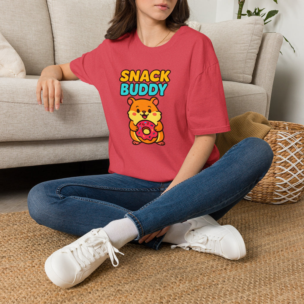Snack Buddy Donut Hamster T-Shirt