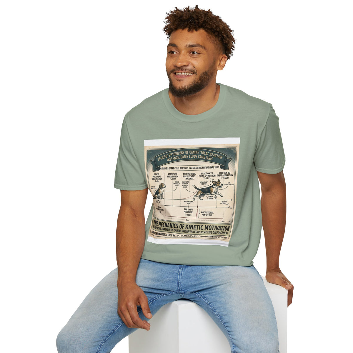 Canine Treat-Reaction Diagram T-Shirt