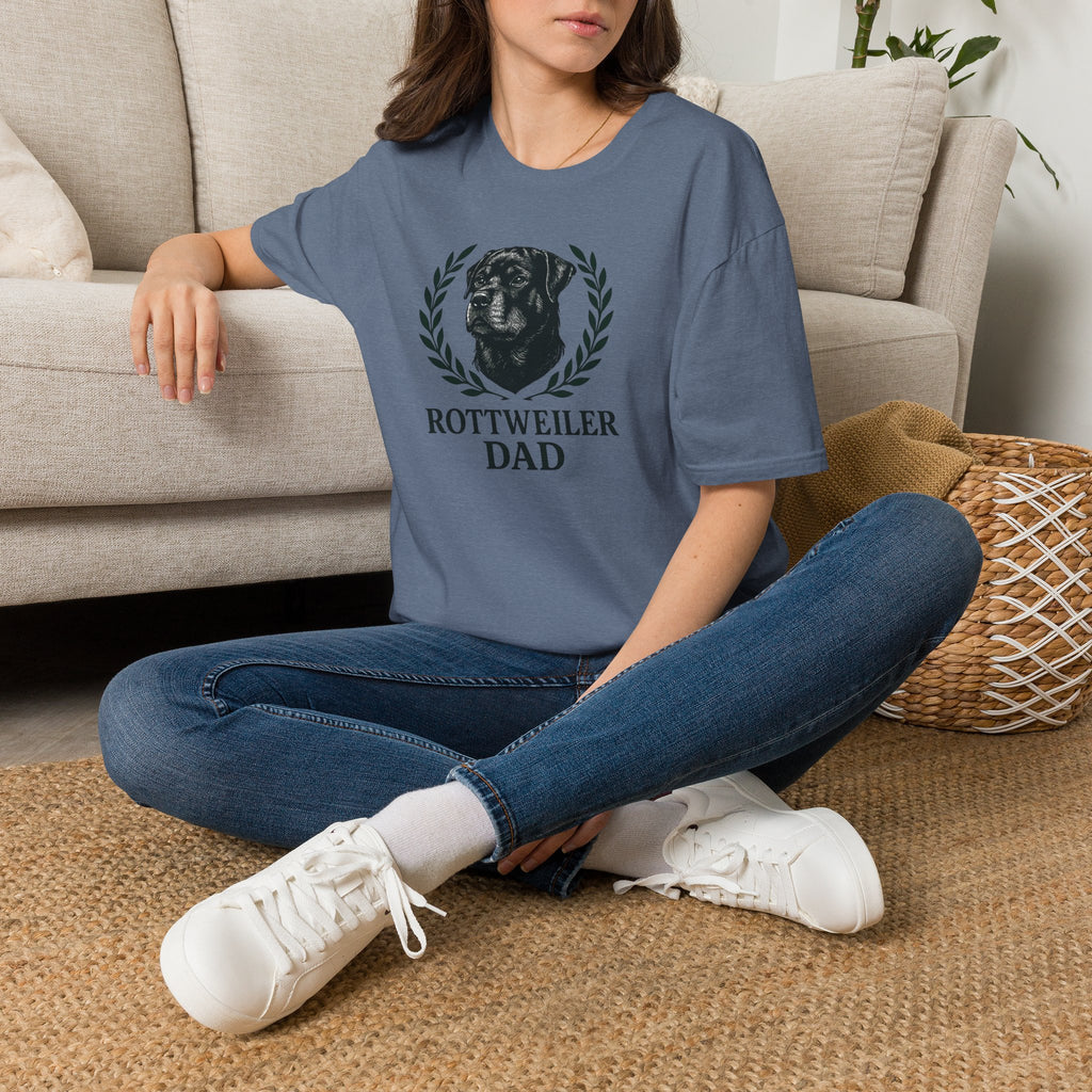 Rottweiler Dad Logo T-Shirt