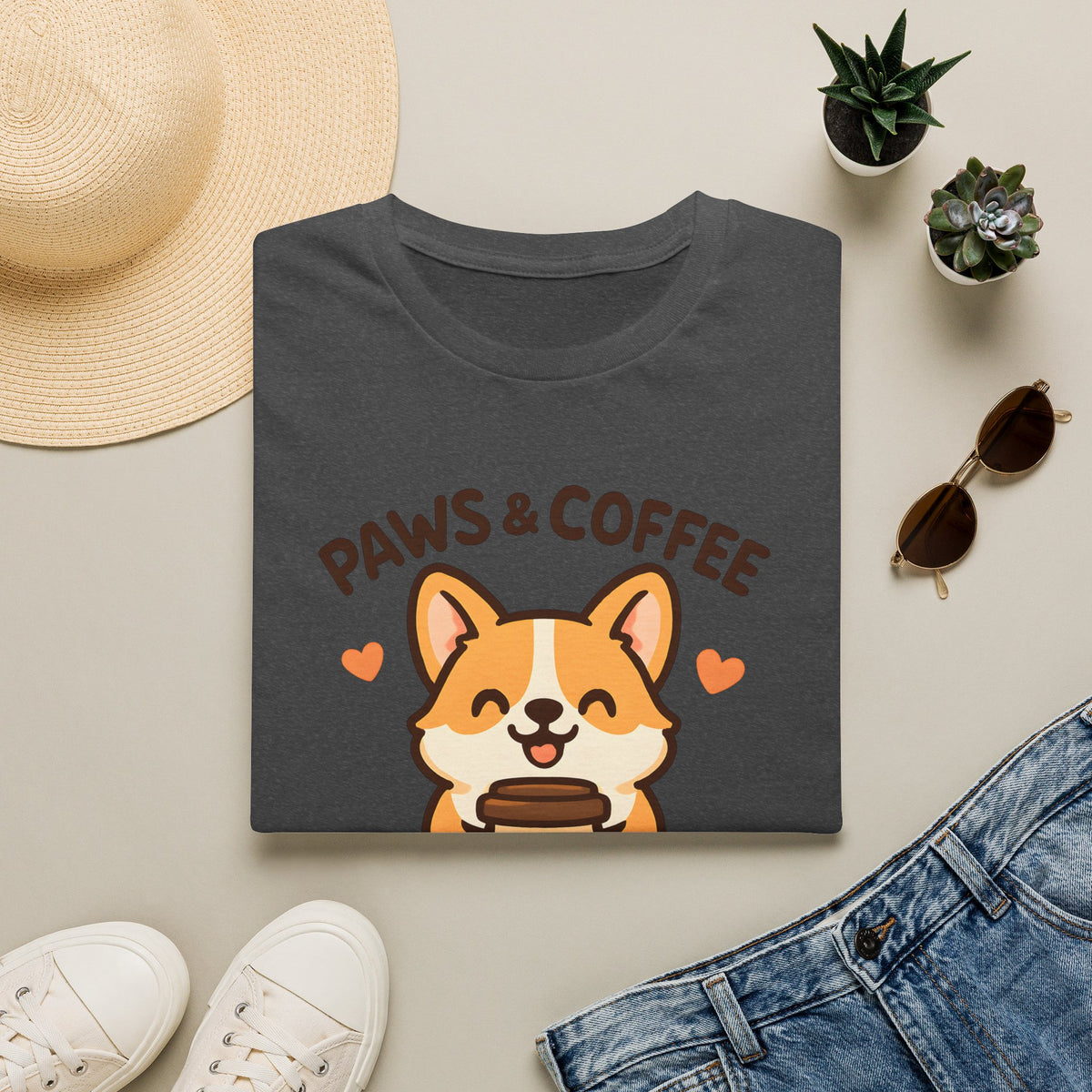 Paws and Coffee T-Shirt