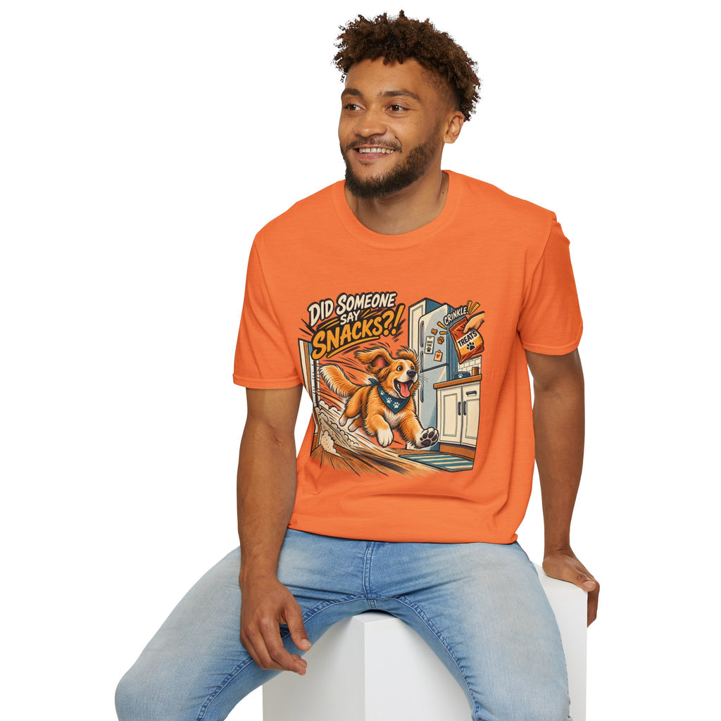 Did Someone Say Snacks? Dog Graphic T-Shirt
