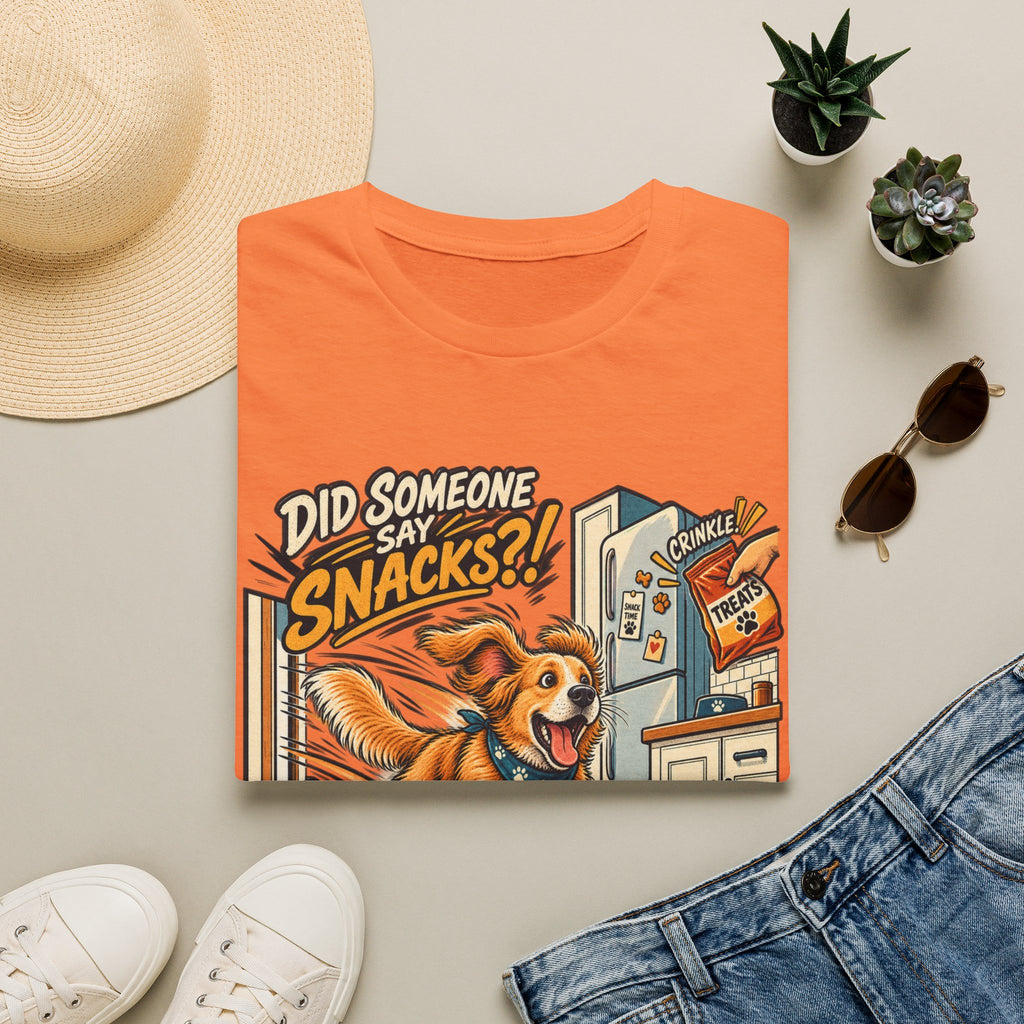 Did Someone Say Snacks? Dog Graphic T-Shirt