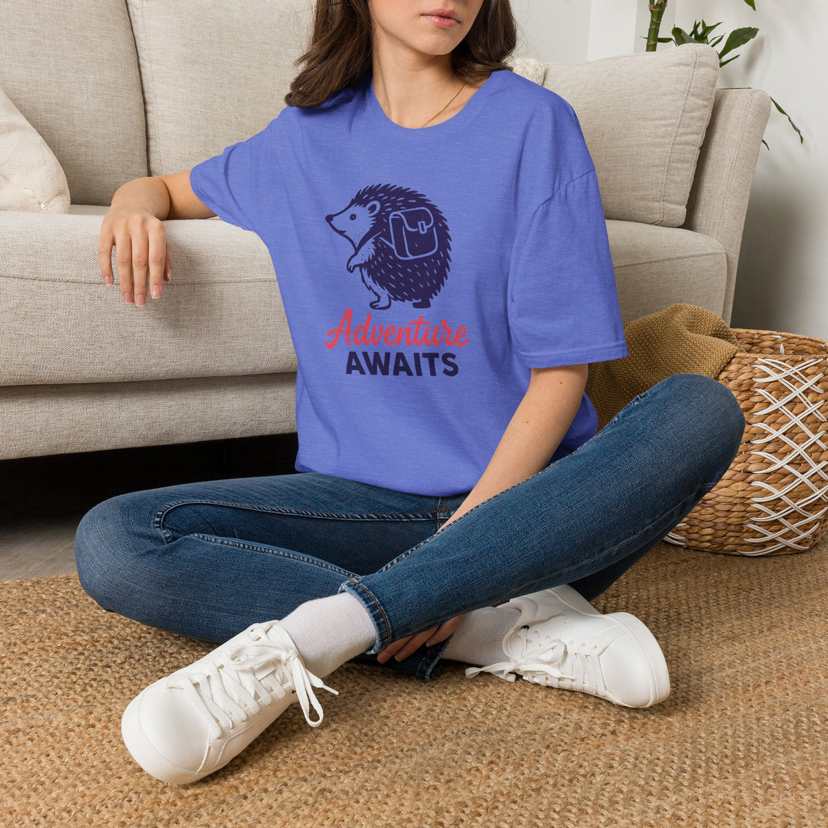 Adventure Awaits Hedgehog T-Shirt