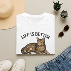 Cat With Slogan T-Shirt