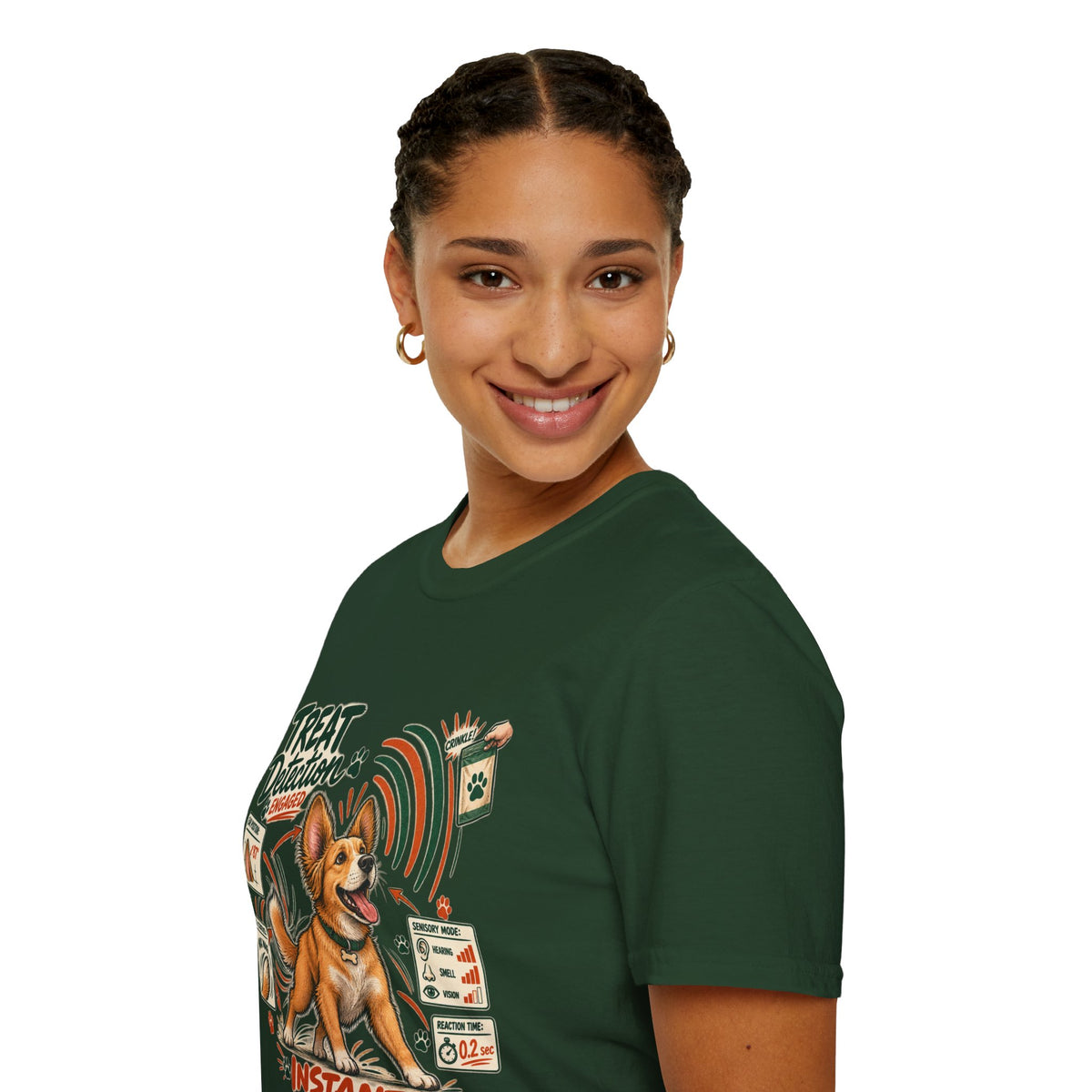 Dog Treat Detection T-Shirt — Funny Corgi ‘Treat Detection: Engaged’ Tee