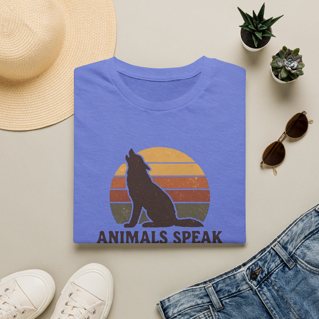 Wolf Silhouette at Sunset T-Shirt