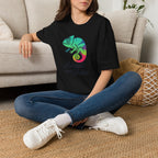 Rainbow Chameleon Logo T-Shirt