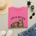 Cat With Slogan T-Shirt