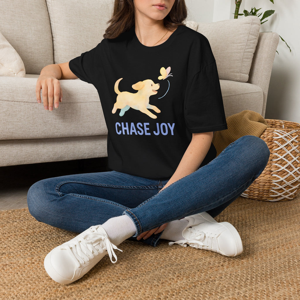 Dog Chasing Butterfly T-Shirt