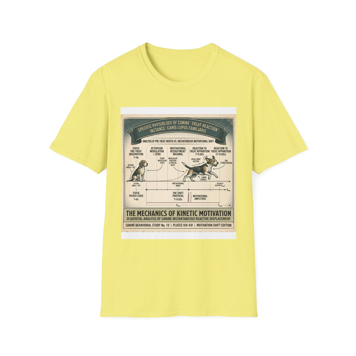 Canine Treat-Reaction Diagram T-Shirt
