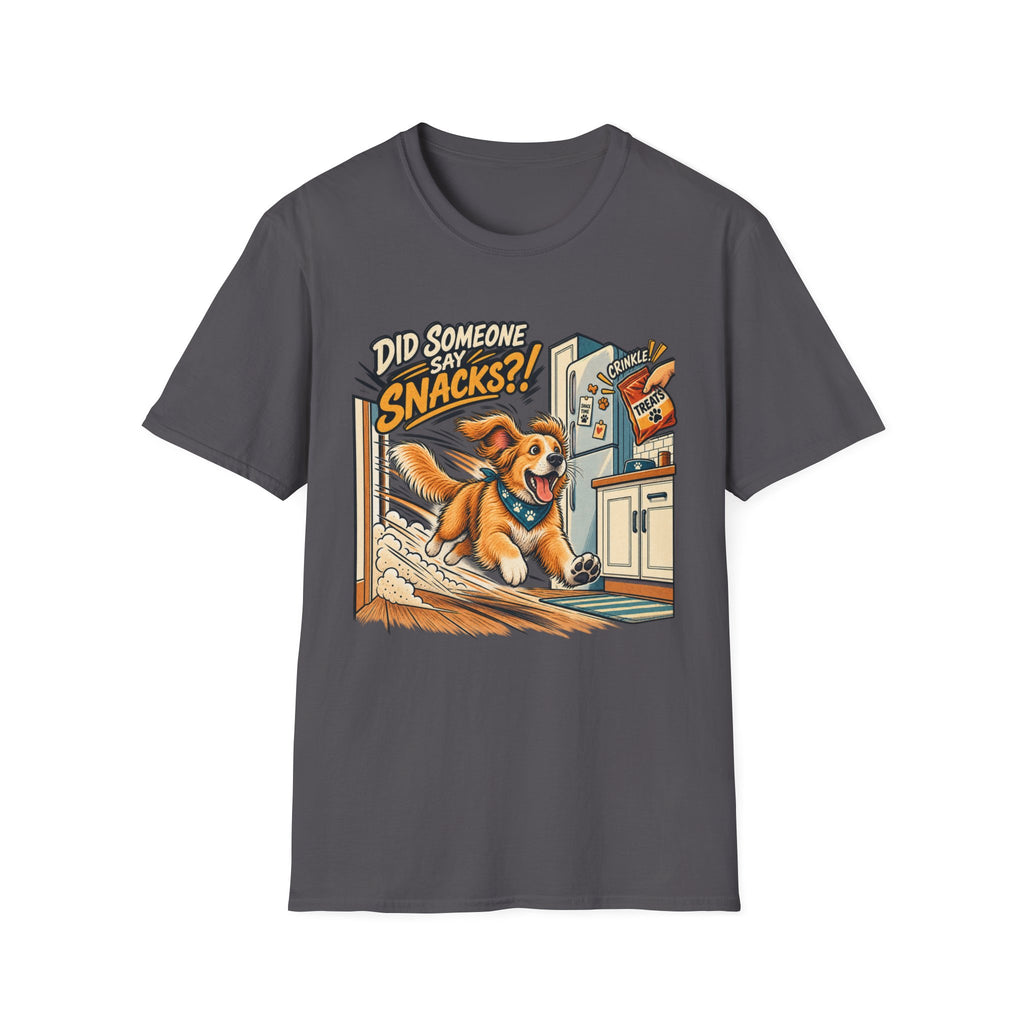 Did Someone Say Snacks? Dog Graphic T-Shirt