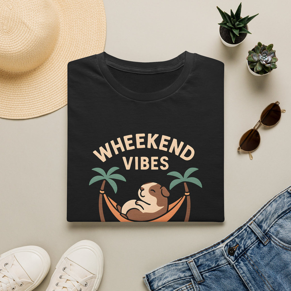 Puppy in Hammock T-Shirt
