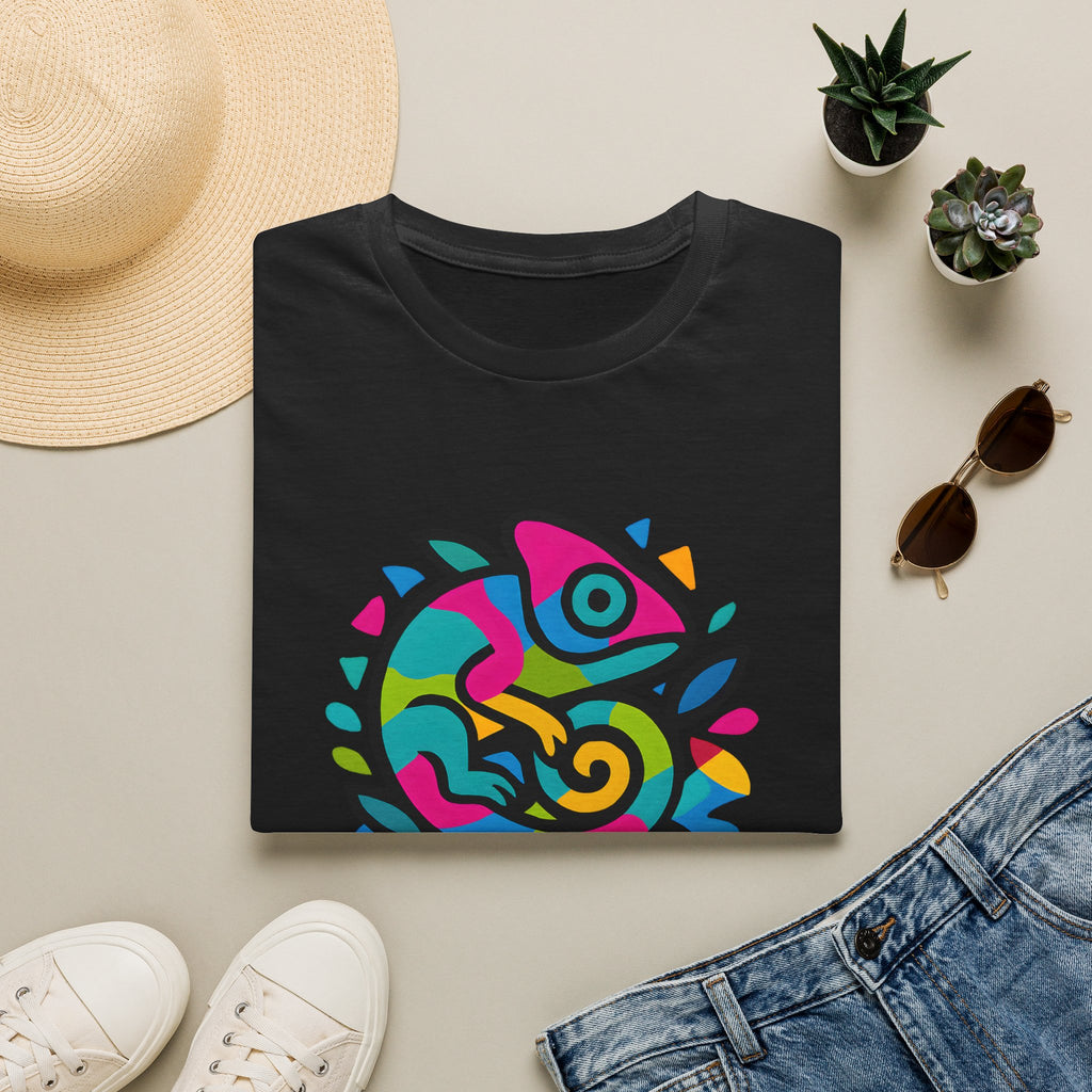 Colorful Chameleon Logo T-Shirt