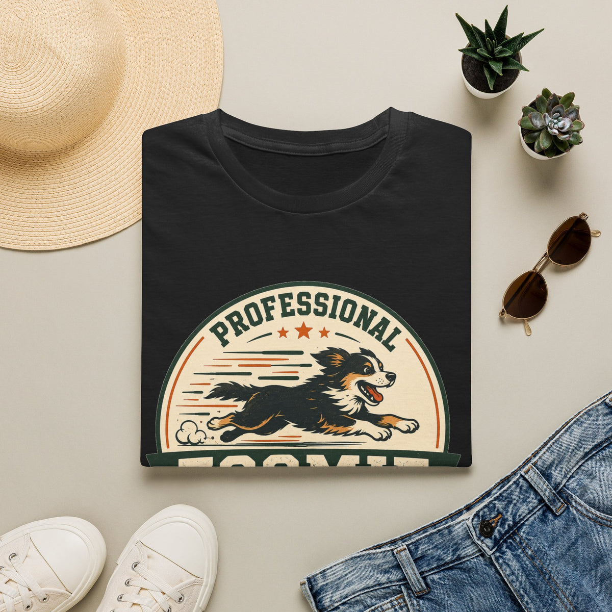 Professional Zoomie Specialist T-Shirt — Funny Dog Running Tee for Dog Lovers
