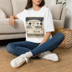 Nocturnal Cat Anatomy T-Shirt – Vintage Feline Physiology Diagram