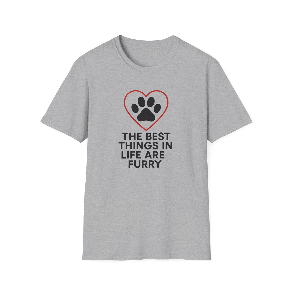 Red Heart Outline T-Shirt