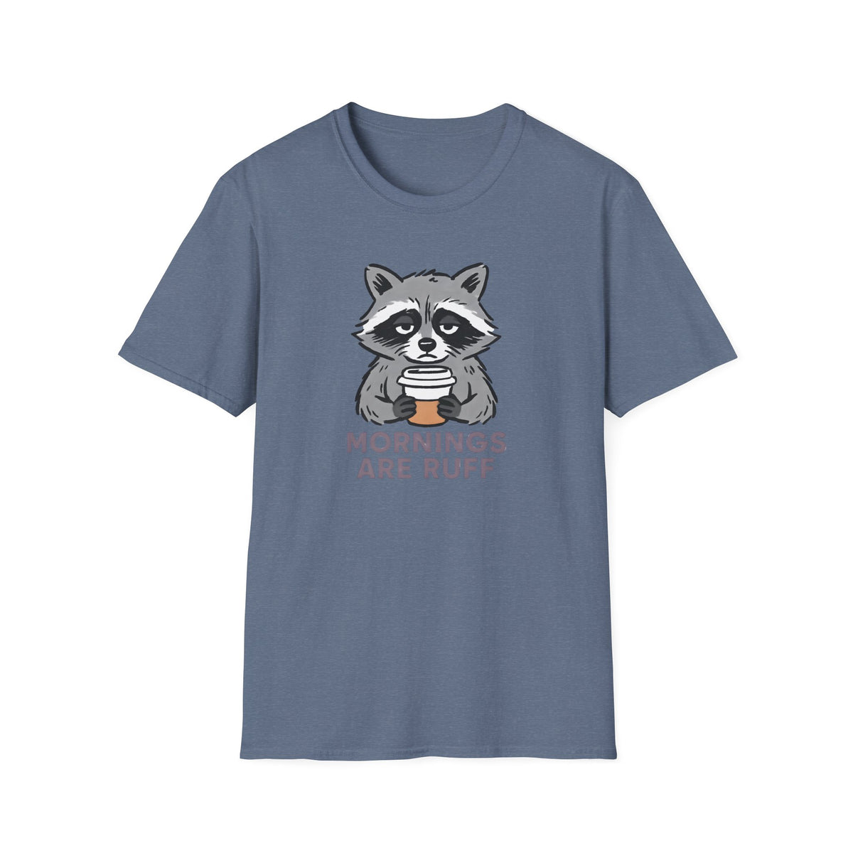 Raccoon Morning Coffee T-Shirt