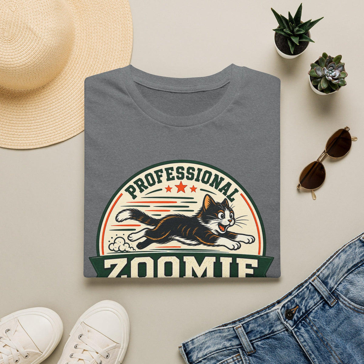 Professional Zoomie Specialist T-Shirt — Funny Cat Zoomies Tee