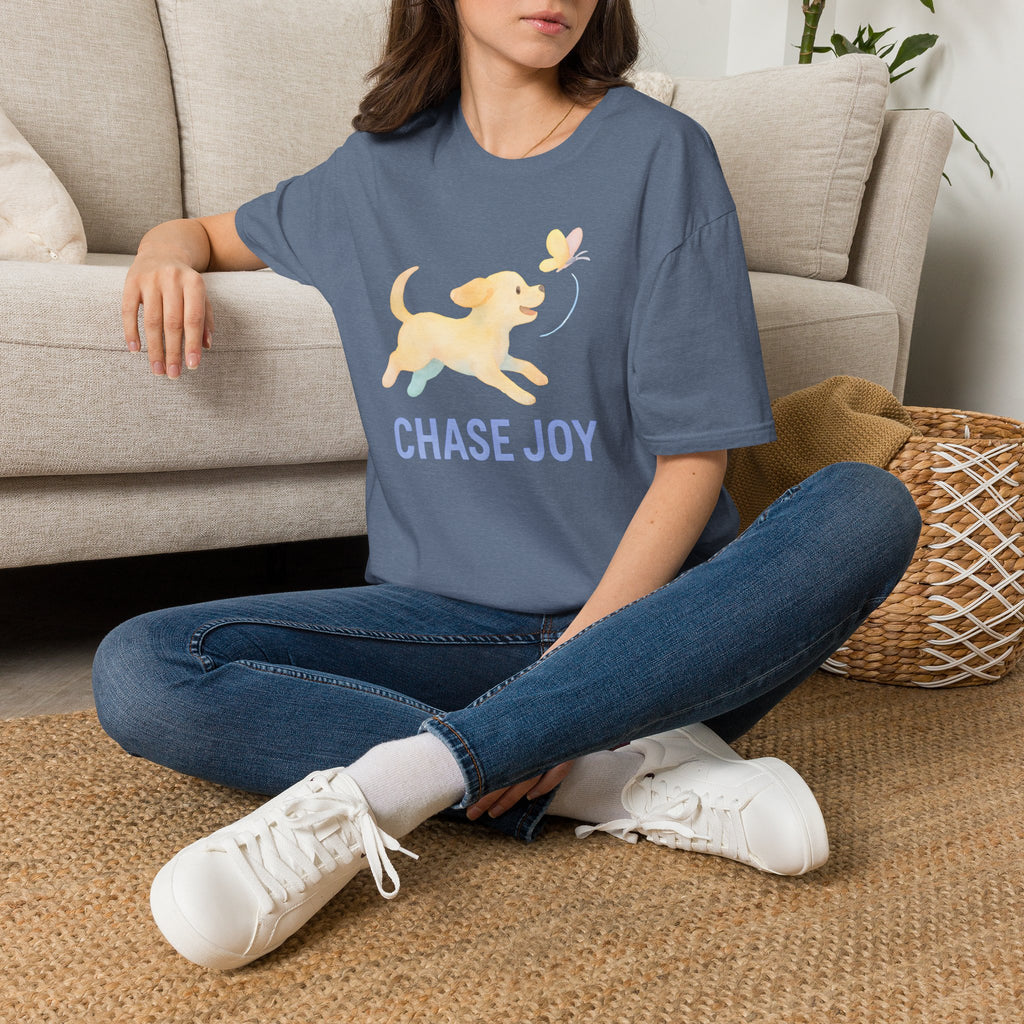 Dog Chasing Butterfly T-Shirt