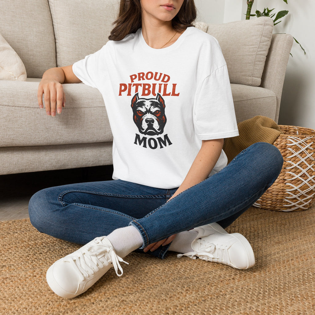 Proud Pitbull Mom T-Shirt
