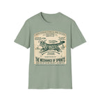 Cat Sprint Anatomy T-Shirt — Felis Catus Vintage Scientific Illustration Tee