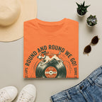 Round and Round We Go Vinyl T-Shirt — The Adventures of Vinyl Retro Record Tee