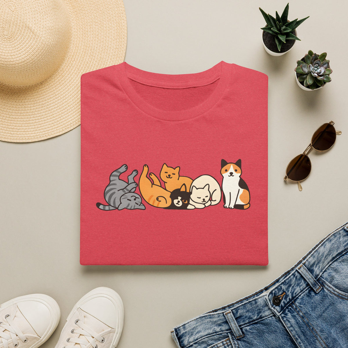 Cats Resting Together T-Shirt