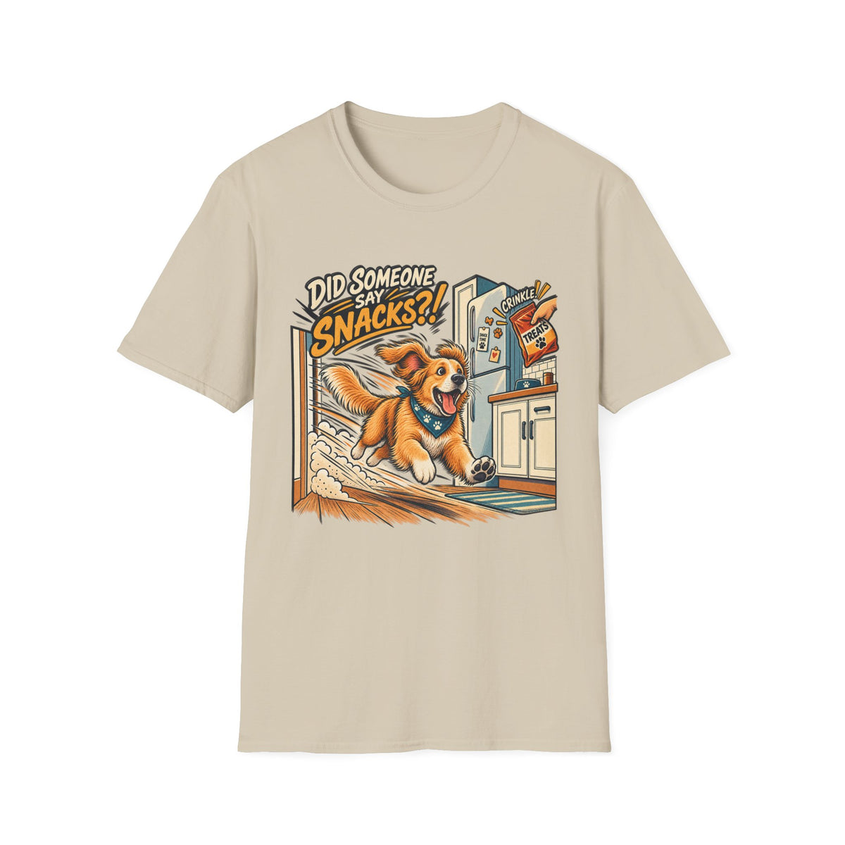 Did Someone Say Snacks? Dog Graphic T-Shirt