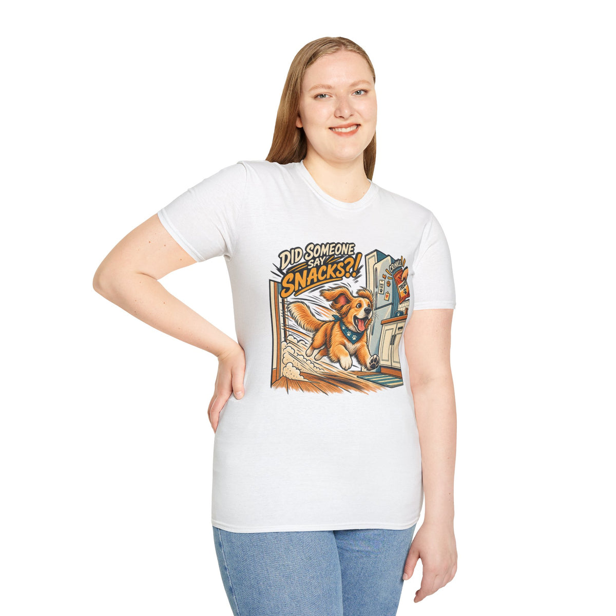 Did Someone Say Snacks? Dog Graphic T-Shirt