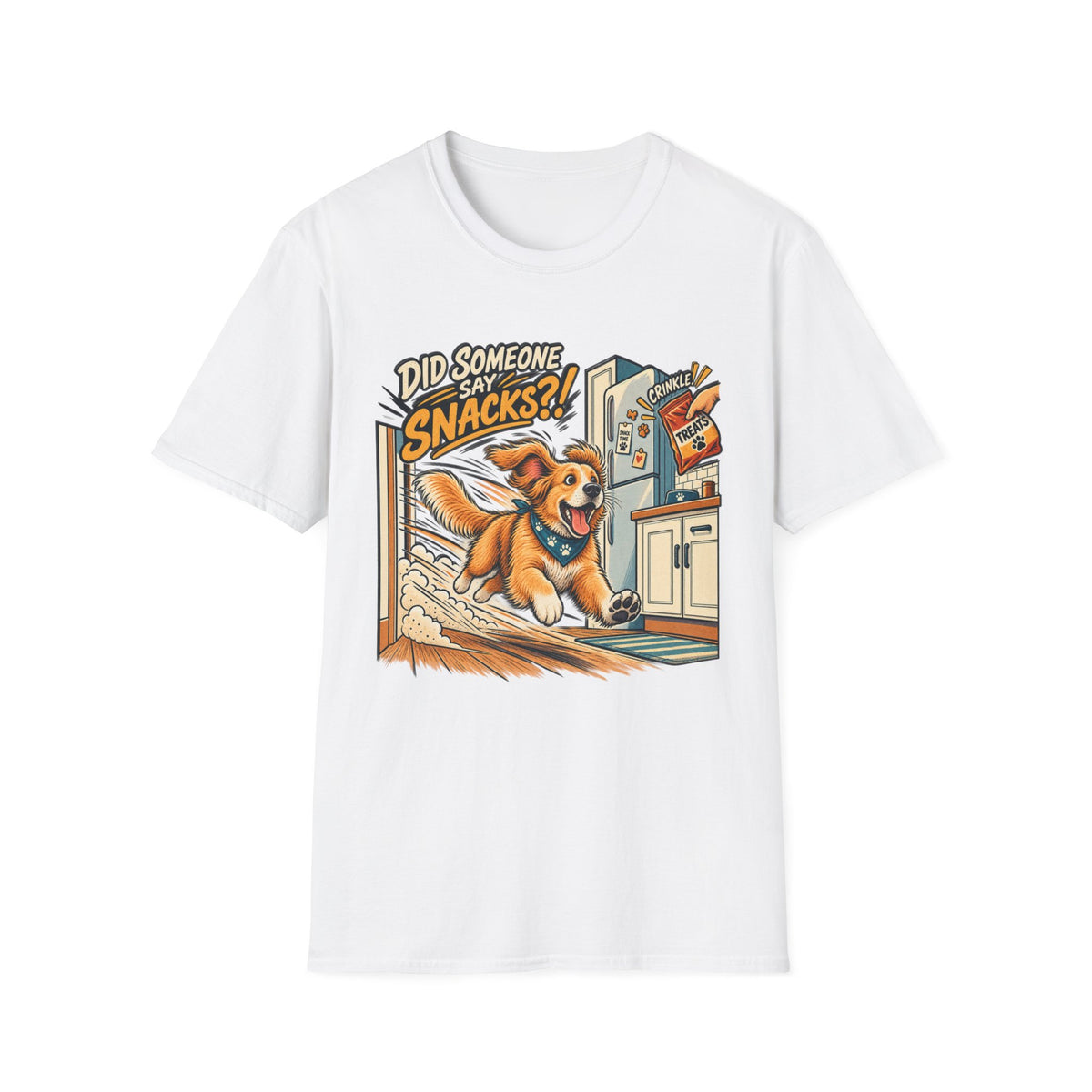 Did Someone Say Snacks? Dog Graphic T-Shirt