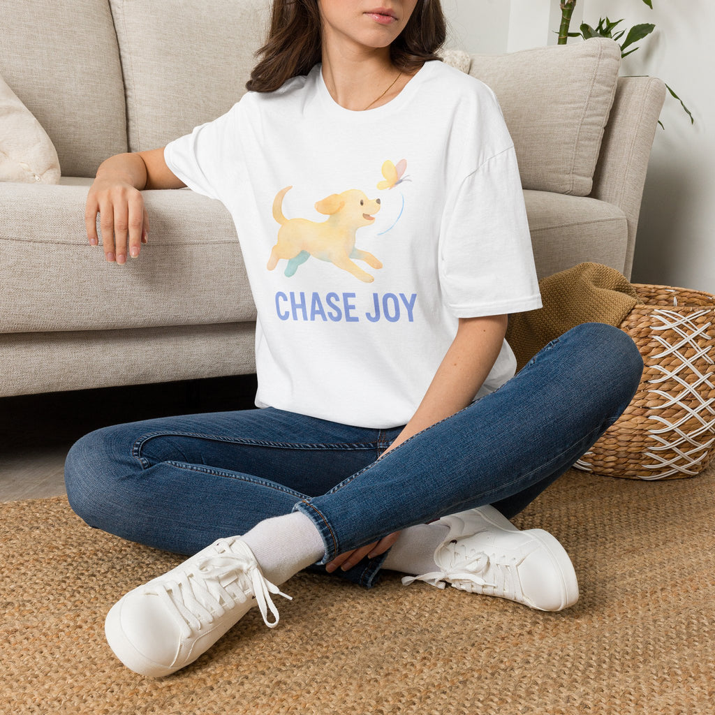 Dog Chasing Butterfly T-Shirt
