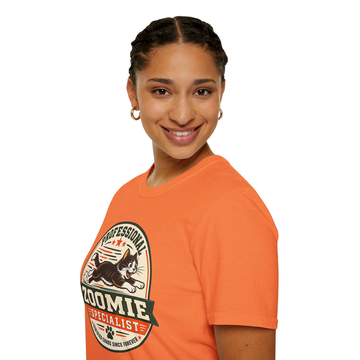 Professional Zoomie Specialist T-Shirt — Funny Cat Zoomies Tee