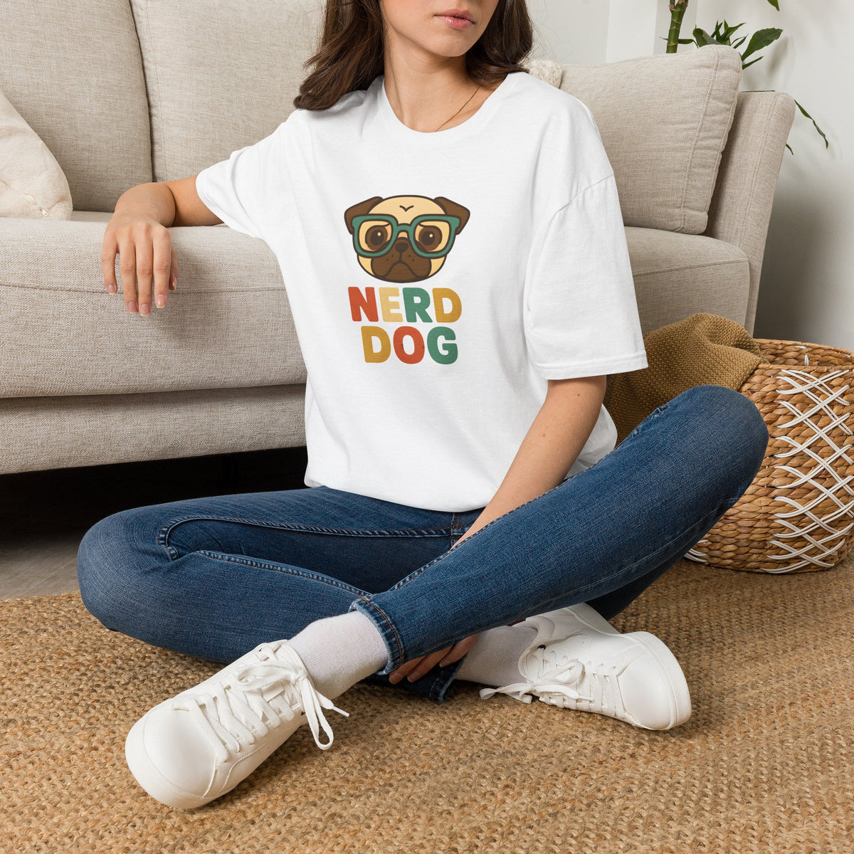 Nerdy Dog Logo T-Shirt