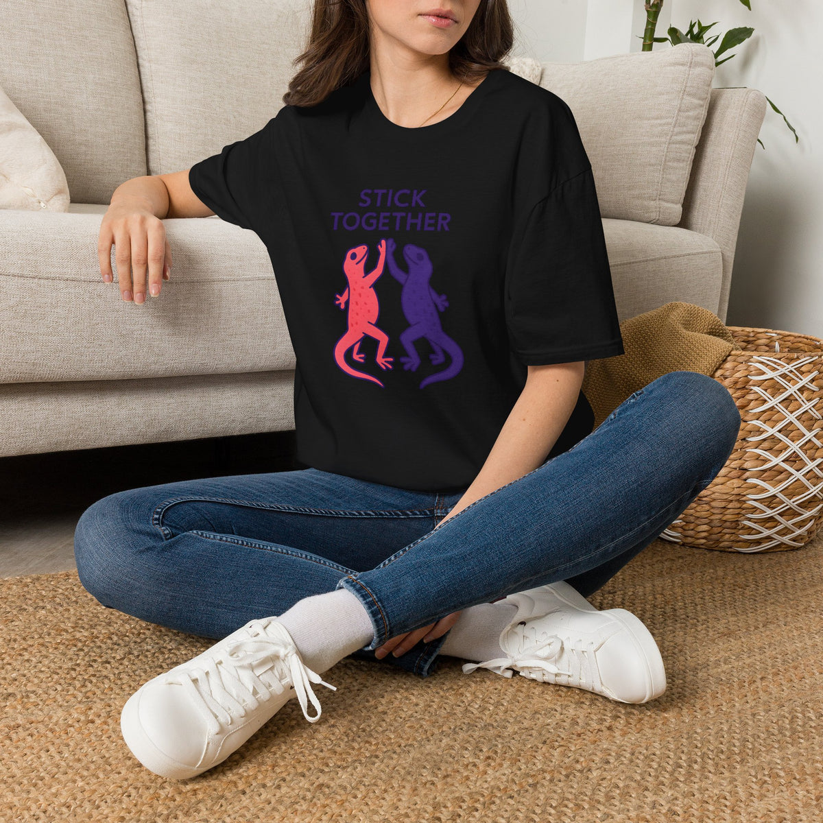 Lizards Stick Together T-Shirt