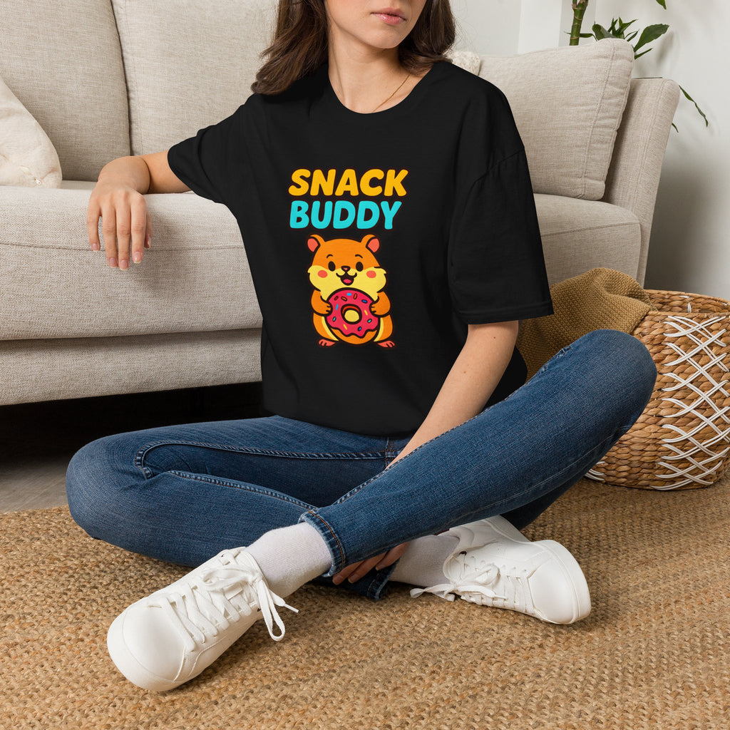 Snack Buddy Donut Hamster T-Shirt