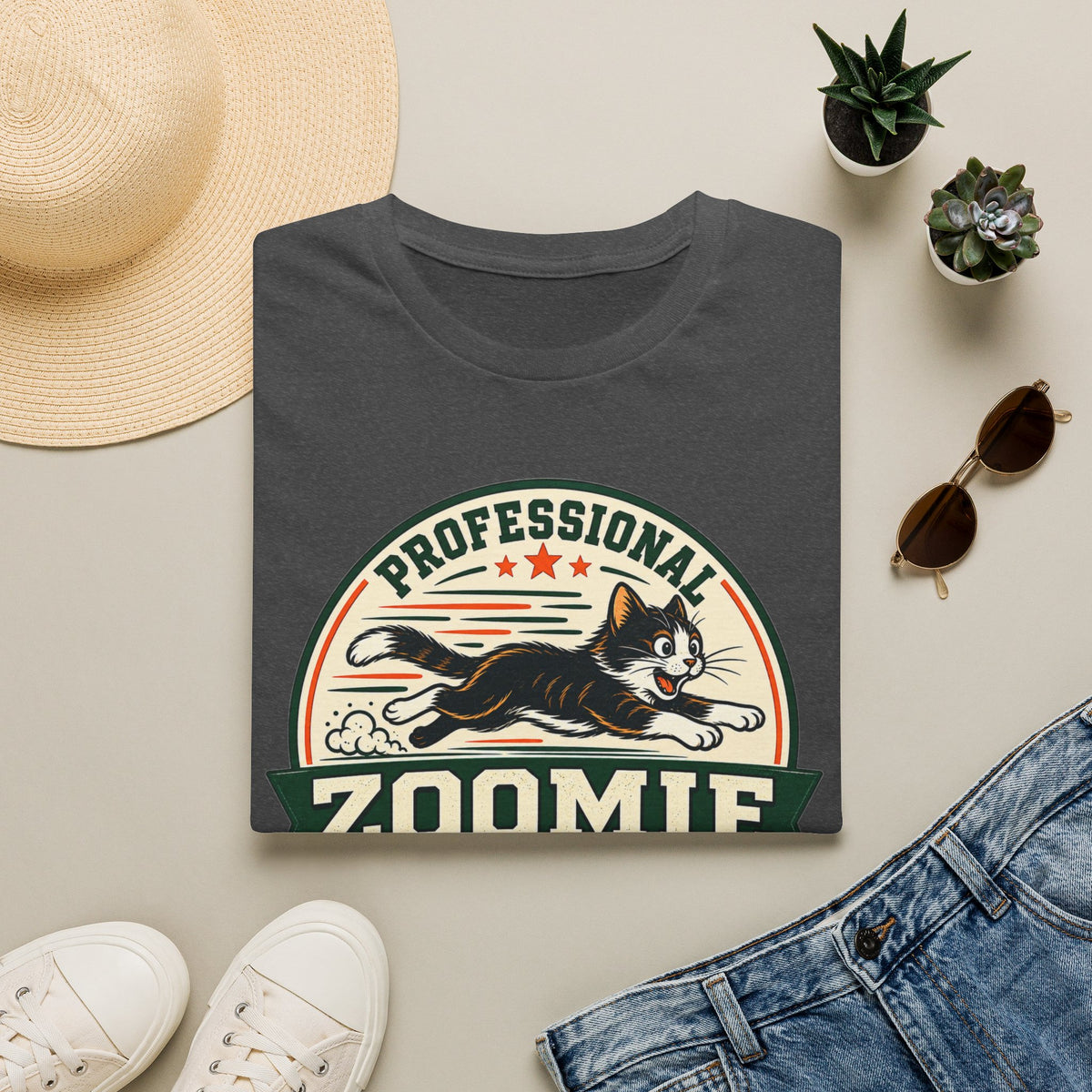 Professional Zoomie Specialist T-Shirt — Funny Cat Zoomies Tee