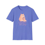 Cattitude - Cat with Coffee Cup T-Shirt