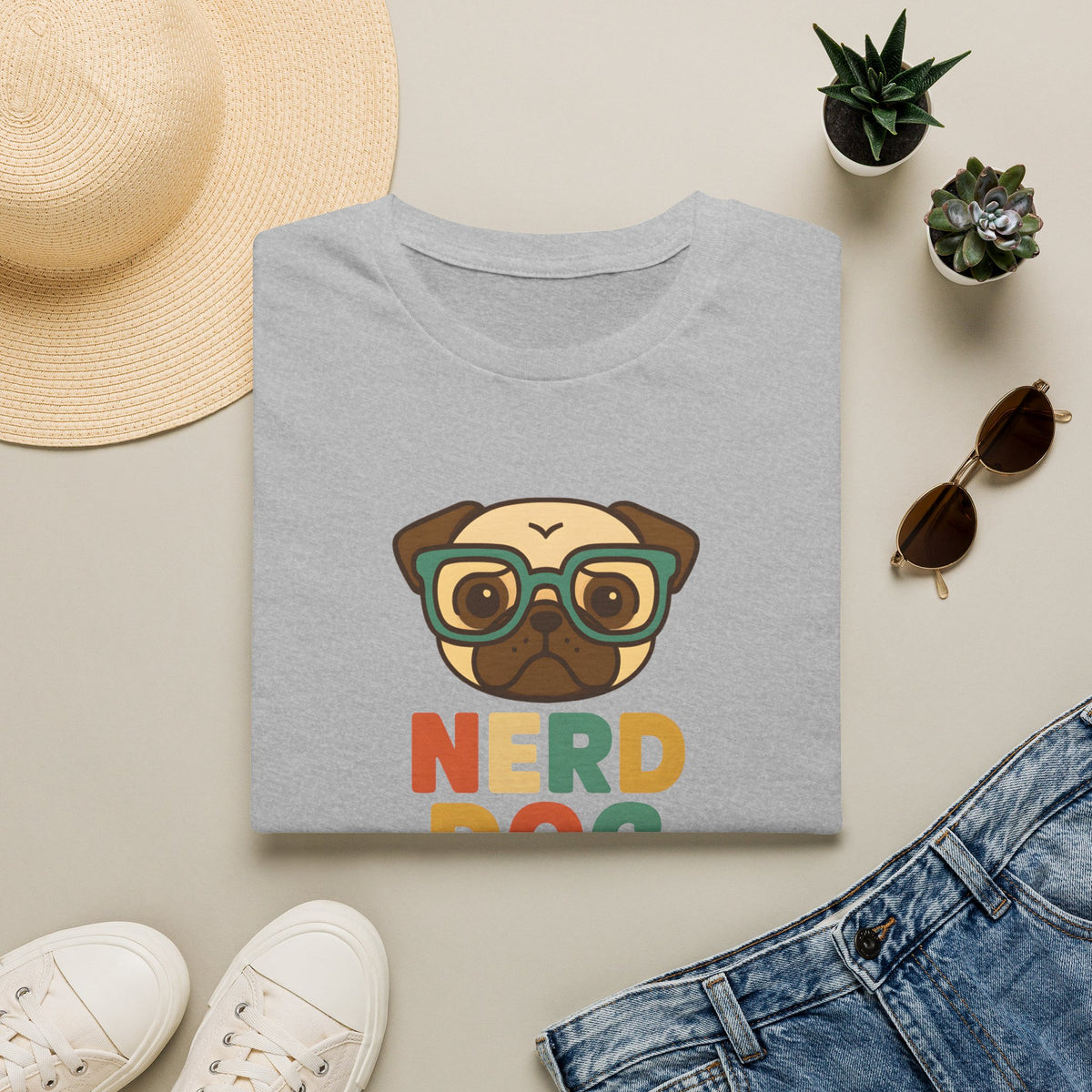 Nerdy Dog Logo T-Shirt