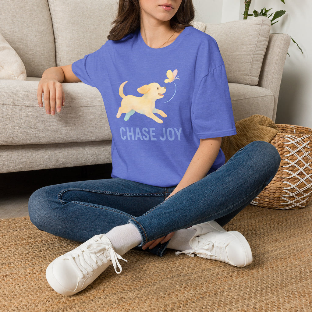Dog Chasing Butterfly T-Shirt