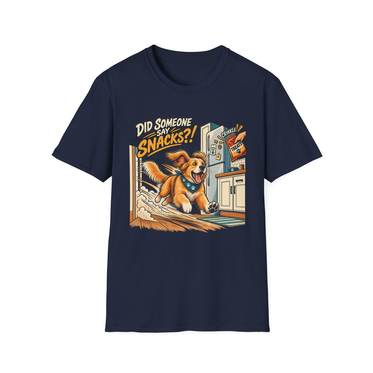 Did Someone Say Snacks? Dog Graphic T-Shirt