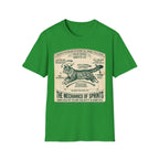 Cat Sprint Anatomy T-Shirt — Felis Catus Vintage Scientific Illustration Tee