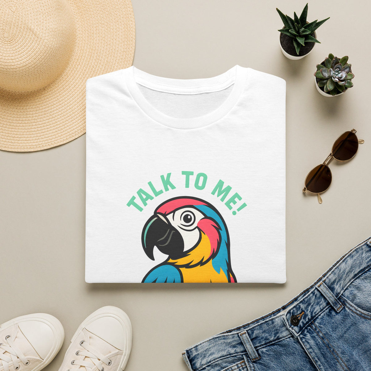Talk To Me Parrot T-Shirt