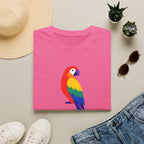 Colorful Parrot Illustration T-Shirt