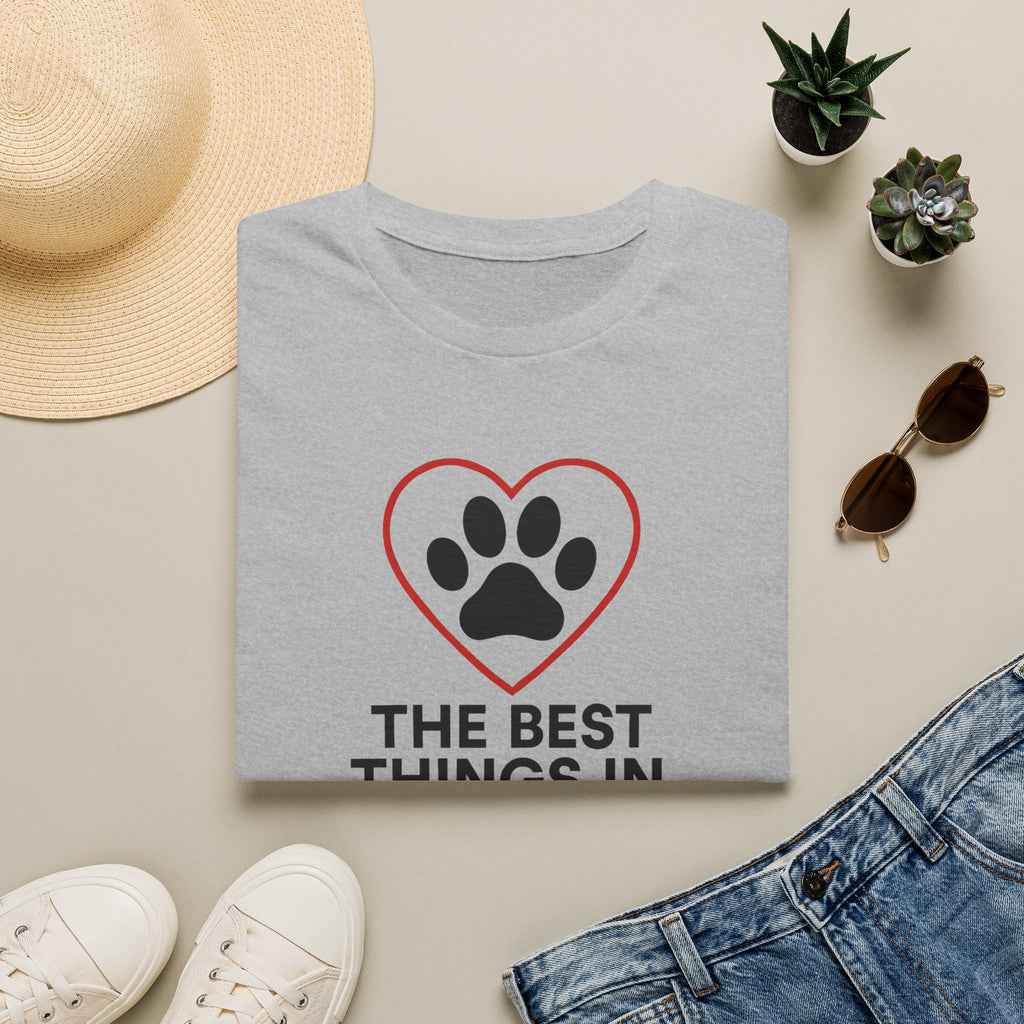 Red Heart Outline T-Shirt