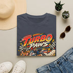 Turbo Paws T-Shirt — Retro Racing Cat Graphic Tee